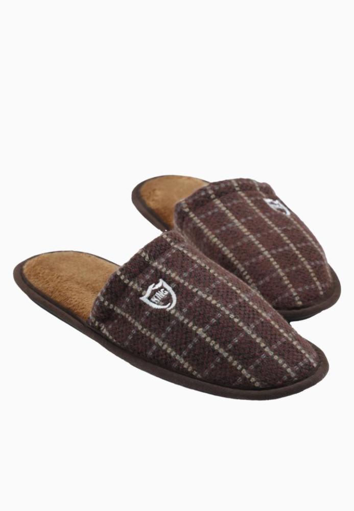 Papuci de Casă pentru Bărbați, Maro, Engros